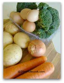 Ingredients for a Cold Broccoli Salad Recipe