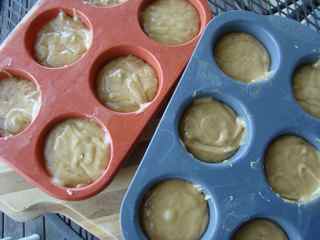 Spoon the batter into molds